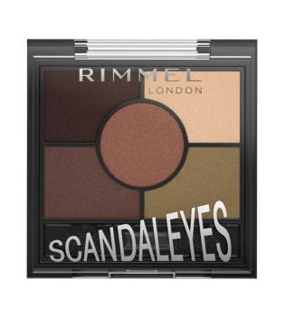 Rimmel London - Lidschatten-Palette Scandaleyes - 002: Brixton brown