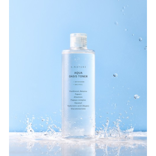 S. Nature - Feuchtigkeitsspendendes Gesichtswasser Aqua Oasis