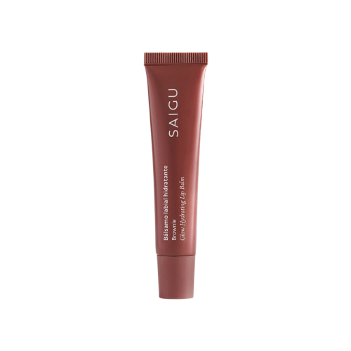 Saigu Cosmetics - Feuchtigkeitsspendender Lippenbalsam mit Glanzeffekt - Brownie