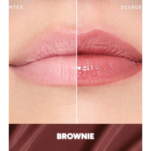 Saigu Cosmetics - Feuchtigkeitsspendender Lippenbalsam mit Glanzeffekt - Brownie