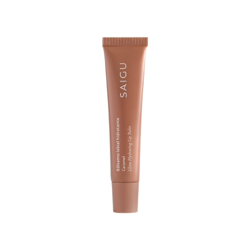 Saigu Cosmetics - Feuchtigkeitsspendender Lippenbalsam mit Glanzeffekt - Caramel