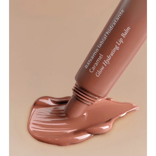 Saigu Cosmetics - Feuchtigkeitsspendender Lippenbalsam mit Glanzeffekt - Caramel