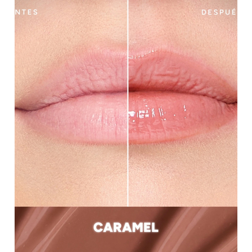 Saigu Cosmetics - Feuchtigkeitsspendender Lippenbalsam mit Glanzeffekt - Caramel