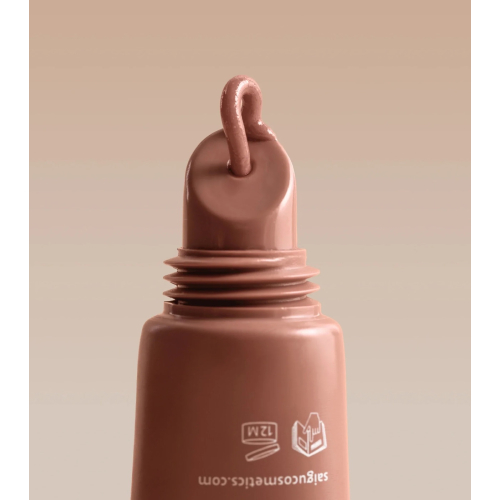 Saigu Cosmetics - Feuchtigkeitsspendender Lippenbalsam mit Glanzeffekt - Caramel