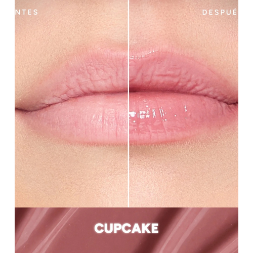 Saigu Cosmetics - Feuchtigkeitsspendender Lippenbalsam mit Glanzeffekt - Cupcake
