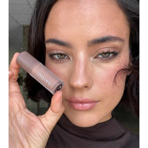 Saigu Cosmetics - *Golden Plum* - Flüssiger Lidschatten One Touch - Ash