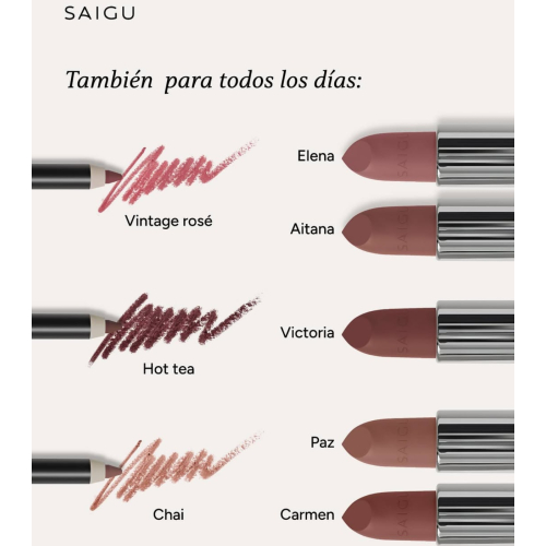 Saigu Cosmetics - Lippenstift - Chai