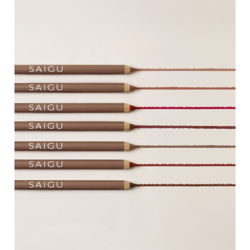Saigu Cosmetics - Silky Lip Liner - Garnet Red