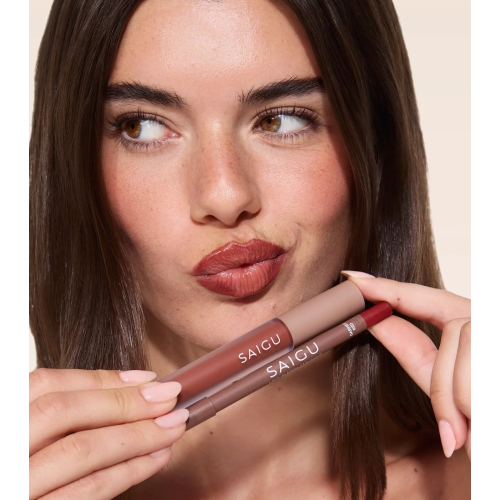 Saigu Cosmetics - Silky Lip Liner - Garnet Red