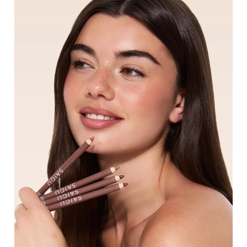 Saigu Cosmetics - Silky Lining Lip Pencil - Rich Brown