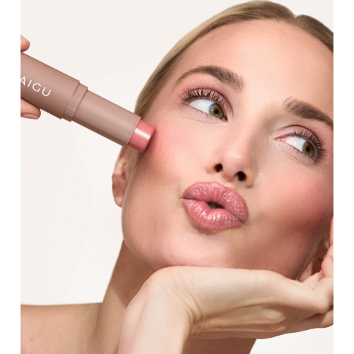 Saigu Cosmetics - *Mediterranean Glow* - Rouge-Stick Melting Blush - Pink Pomelo