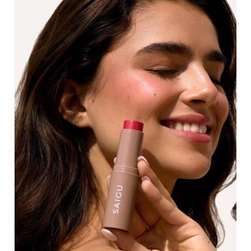 Saigu Cosmetics - *Mediterranean Glow* - Rouge-Stick Melting Blush - Wild Hibiscus