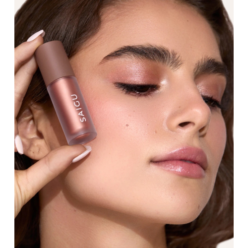 Saigu Cosmetics - *Mediterranean Glow* - Flüssiger Lidschatten One Touch - Golden Hour