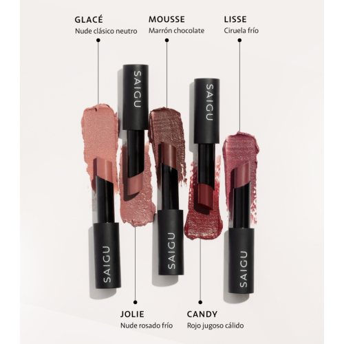Saigu Cosmetics - Lippenstift Melting Glow - Lisse
