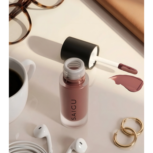 Saigu Cosmetics - Flüssiger Lidschatten One Touch Matte - Muse