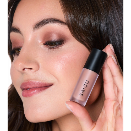 Saigu Cosmetics - Flüssiger Lidschatten One Touch Matte - Sand