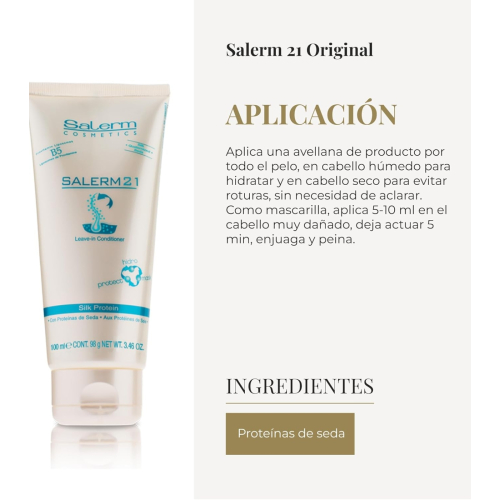 Salerm - *Salerm 21* - Spülung Leave-in Silk Protein - 100ml