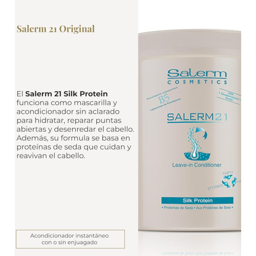 Salerm - *Salerm 21* - Pflegemaske Leave-in Silk Protein
