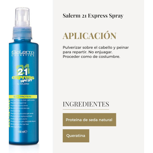 Salerm - *Salerm 21* - Sprühmaske Express Spray Silk Protein