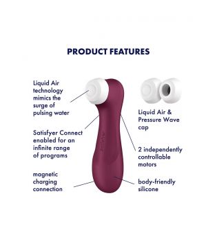 Satisfyer – Klitorisstimulator Pro 2 Generation 3 App Connect – Bordeaux