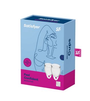 Satisfyer - Menstruationstassen-Kit Feel Confident (15 + 20 ml) - Transparent