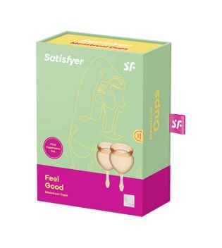 Satisfyer - Menstruationstassen-Kit Feel Good (15 + 20 ml) - Orange