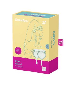 Satisfyer - Menstruationstassen-Kit Feel Good (15 + 20 ml) - Hellgrün