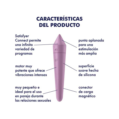 Satisfyer - Mini-Vibrator Ultra Power Bullet 8 App Connect