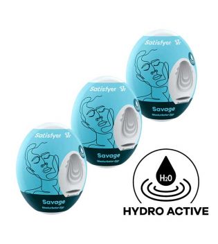 Satisfyer - Masturbator-Ei-Set Hydro Active - Savage