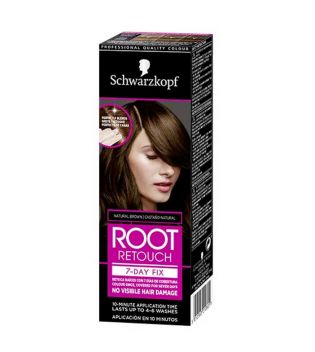 Schwarzkopf – Semipermanente Ausbesserung des Ansatzes Root Retouch 7-Day Fix – Natural Brown