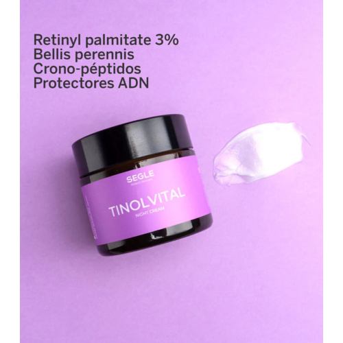 SEGLE – Anti-Aging-Nacht-Gesichtscreme Tinolvital – Normale bis trockene Haut