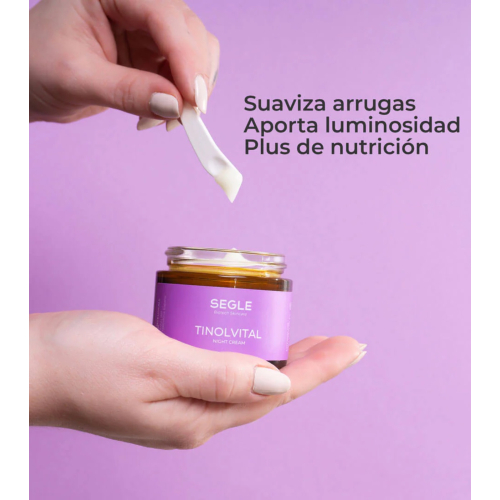 SEGLE – Anti-Aging-Nacht-Gesichtscreme Tinolvital – Normale bis trockene Haut