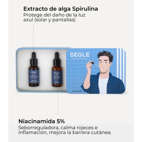 SEGLE - *Jordi Labanda* - Hydratations- und Retinol-Pack Antiaging Men