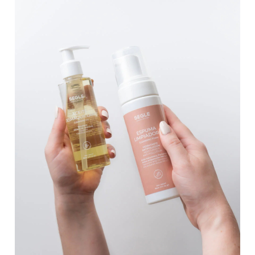 SEGLE – Doppelte Reinigungspackung, Make-up-Entferneröl + Reinigungsschaum