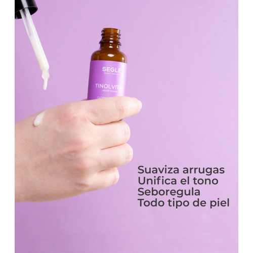 SEGLE – Anti-Aging-Nacht-Gesichtsserum Tinolvital – Empfindliche Haut