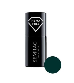 Semilac – *Hema Free* – Semipermanenter Nagellack – 422: Deep Forest Green