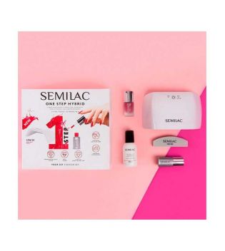 Semilac - Semipermanentes Maniküre-Set One Step Hybrid