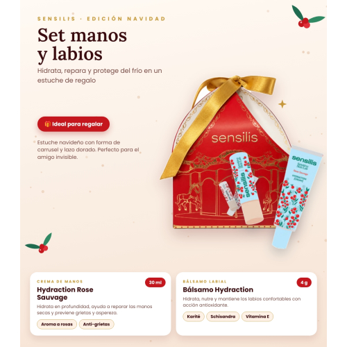 Sensilis - *Xmass* - Set aus Handcreme und Lippenbalsam