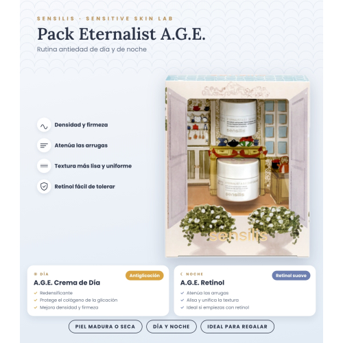 Sensilis - *Xmass* - Set Eternalist AGE Tagescreme + Nachtcreme