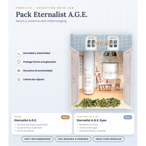 Sensilis - *Xmass* - Set Eternalist AGE mit Anti-Aging-Serum + Revitalisierungs-Komplex