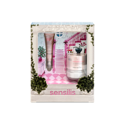 Sensilis - *Xmass* - Set Skin Glow aus Gesichtsgelee + Augenringe-Behandlung
