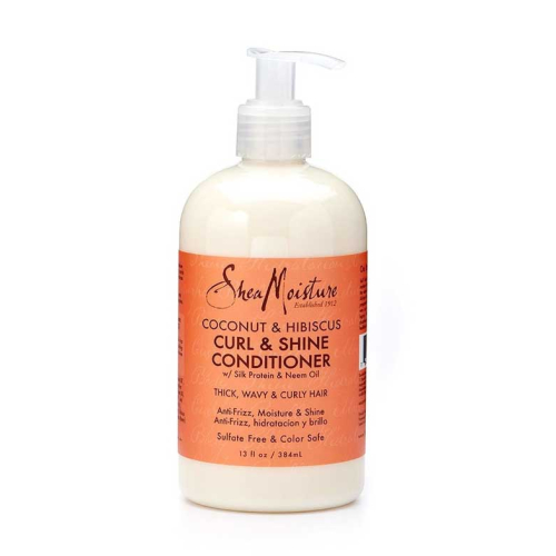 Shea Moisture - Conditioner Curl & Shine - Kokosnuss und Hibiskus