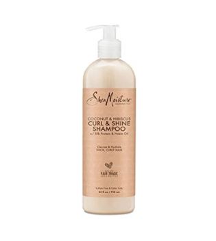 Shea Moisture - Curl & Shine Shampoo 710 ml - Kokosnuss und Hibiskus
