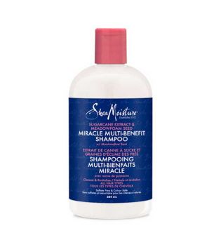 Shea Moisture - Shampoo Miracle Multi-Benefict - Zuckerrohr und Wiesenschaum