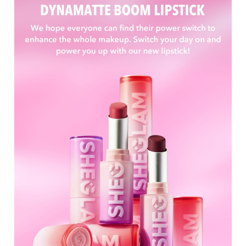 SHEGLAM - Langanhaltender, matter Lippenstift Dynamatte Boom - Encore Energy