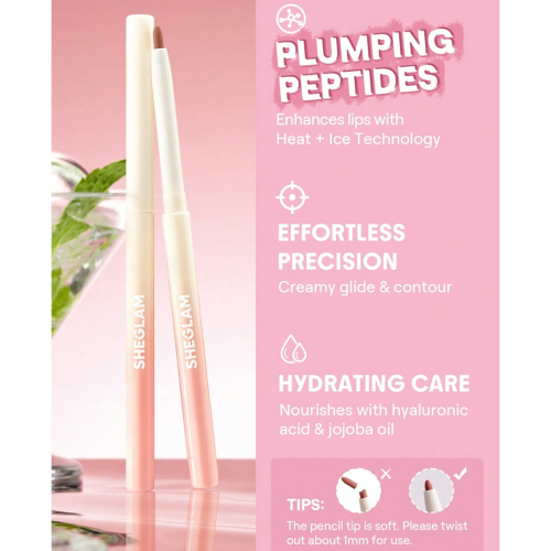 SHEGLAM - Bold Booster Lipliner - Mocha Muse