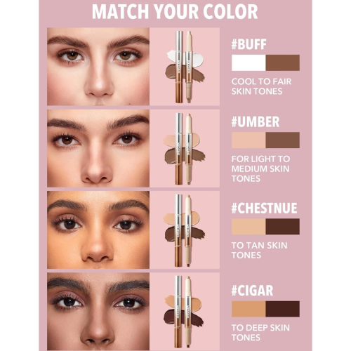 SHEGLAM - Nasenkonturen- und Highlighter-Stift Fine Line - Umber