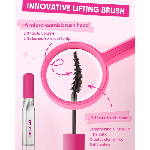 SHEGLAM - Mascara Lashlighter Up & Out - Black