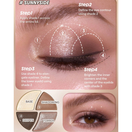 SHEGLAM - Mini-Lidschattenpalette Daydreamer - Cloudy Sundae