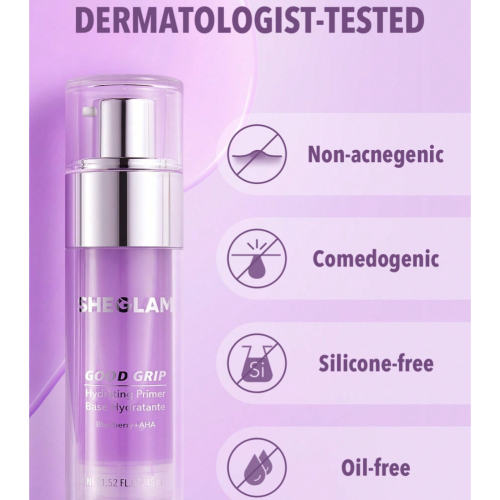 SHEGLAM - Feuchtigkeitsspendende Grundierung Good Grip Blueberry + AHA